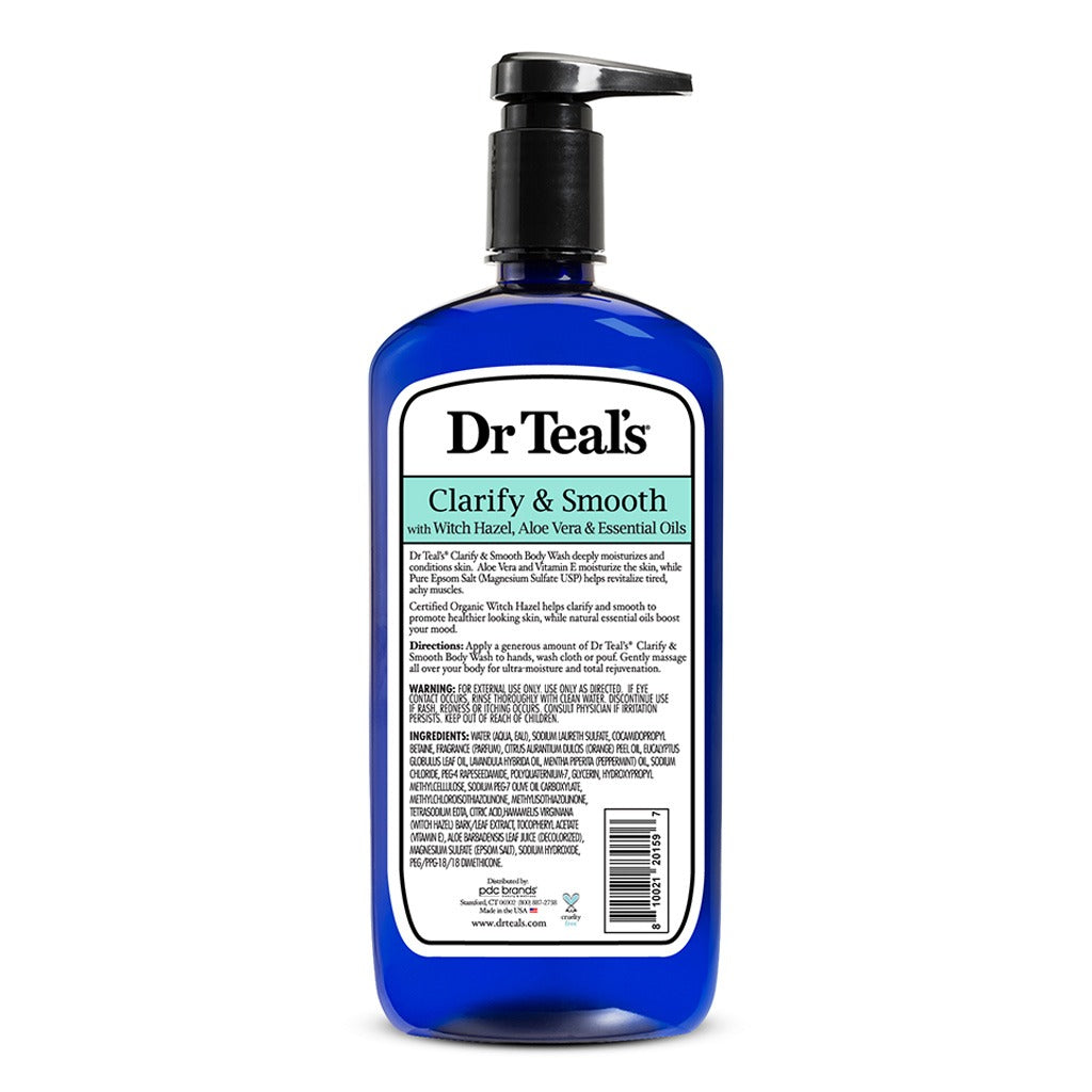 Dr Teal's Foaming Bath With Pure Epsom Salt With Witch Hazel, Aloe Vera & Essential Oils 1000 mL - Easy Pharmacy LLC