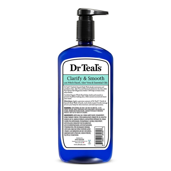 Dr Teal's Foaming Bath With Pure Epsom Salt With Witch Hazel, Aloe Vera & Essential Oils 1000 mL - Easy Pharmacy LLC