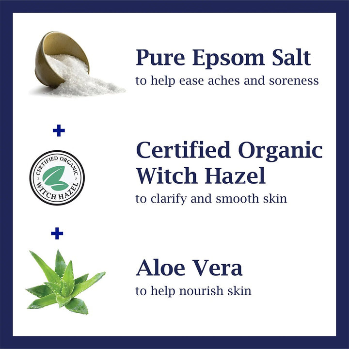 Dr Teal's Foaming Bath With Pure Epsom Salt With Witch Hazel, Aloe Vera & Essential Oils 1000 mL - Easy Pharmacy LLC