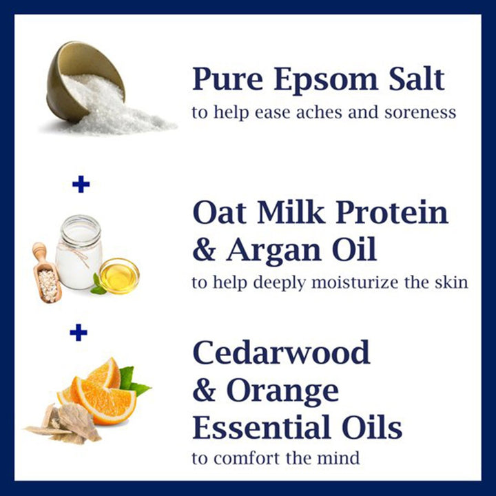 Dr Teal's Foaming Bath With Pure Epsom Salt With Oat Milk And Argan Oil & Essential Oil 1000 mL - Easy Pharmacy LLC