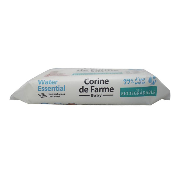 Corine De Farme Water Essential Unscented Baby Wipes 56's - Easy Pharmacy LLC