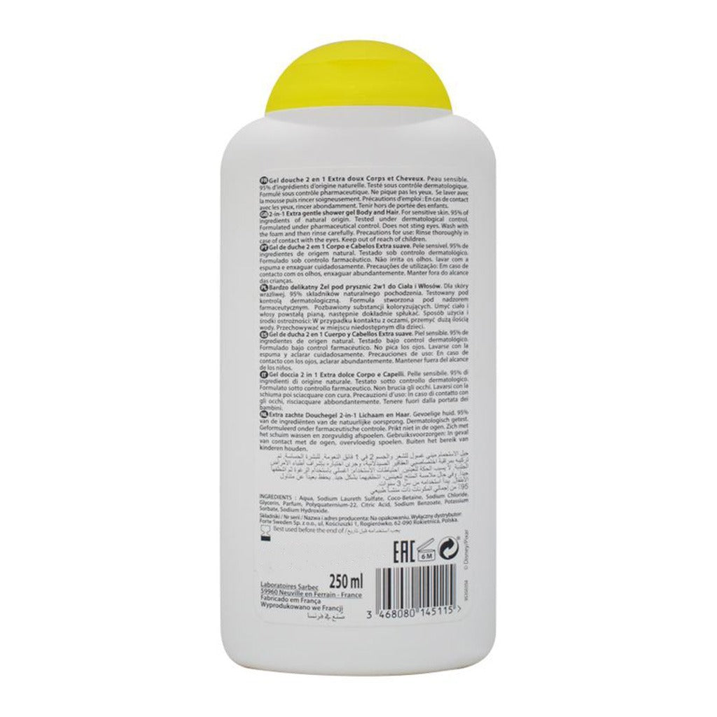 Corine De Farme Extra Gentle 2 In 1 Hair & Body Kids Shower Gel Cars 250 mL - Easy Pharmacy LLC