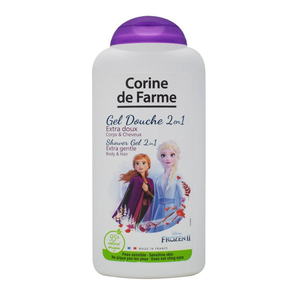 Corine De Farme Extra Gentle 2 In 1 Hair & Body Kids Shower Gel Frozen 250 mL - Easy Pharmacy LLC