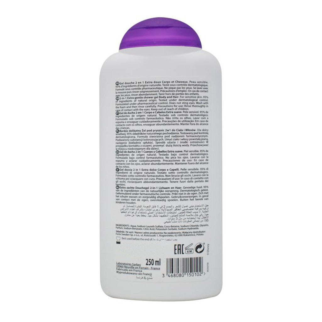 Corine De Farme Extra Gentle 2 In 1 Hair & Body Kids Shower Gel Frozen 250 mL - Easy Pharmacy LLC