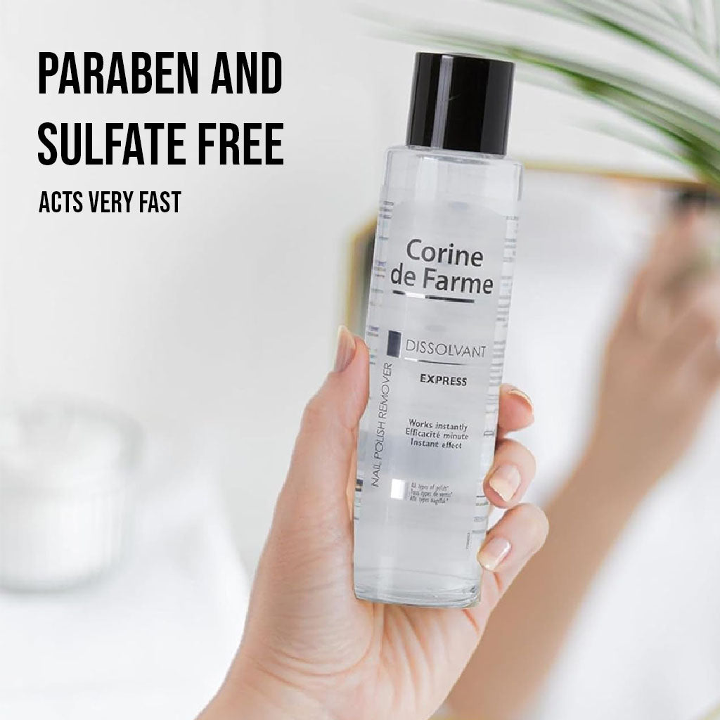 Corine De Farme Dissolvant Express Nail Polish Remover 200 mL - Easy Pharmacy LLC