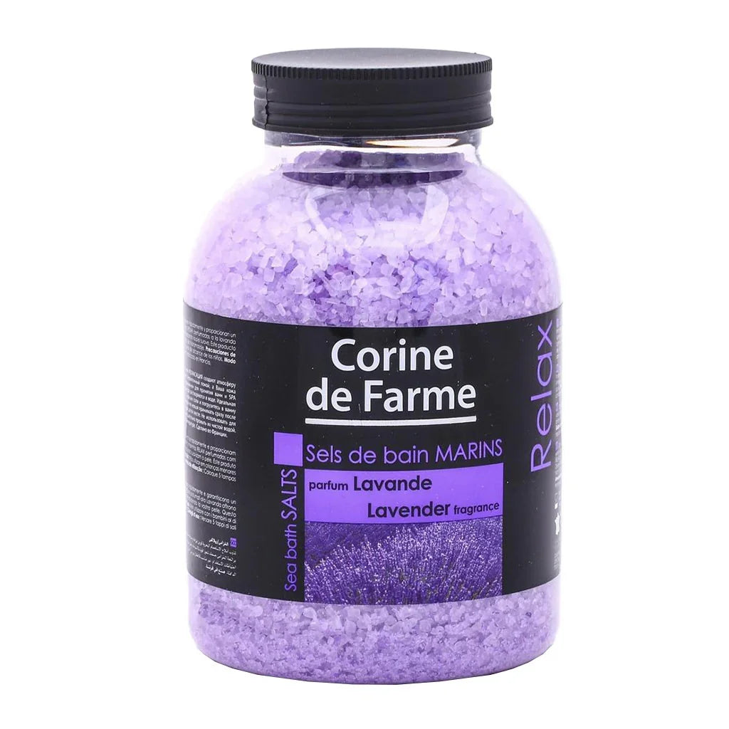 Corine De Farme Sea Bath Salt Lavender 1.3 kg - Easy Pharmacy LLC