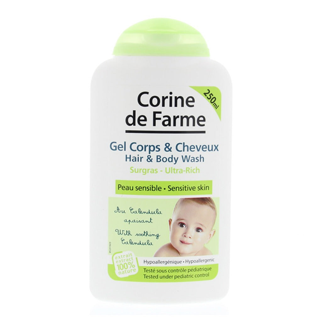 Corine De Farme Baby Hair & Body Wash 250 mL - Easy Pharmacy LLC