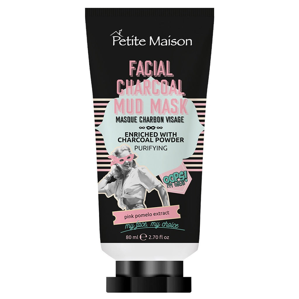 Petite Maison Facial Charcoal Mud Mask 80 mL - Easy Pharmacy LLC