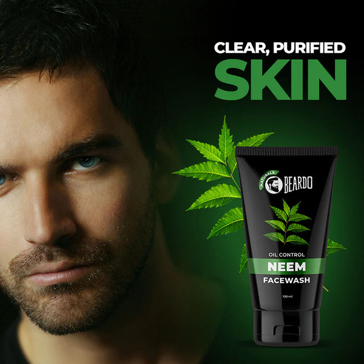 Beardo Naturals Men's Oil Control Neem Face Wash 100ml - Easy Pharmacy LLC
