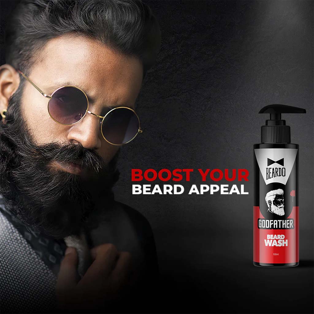 Beardo Godfather Beard Wash 100ml - Easy Pharmacy LLC