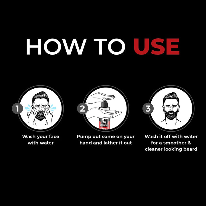 Beardo Godfather Beard Wash 100ml - Easy Pharmacy LLC