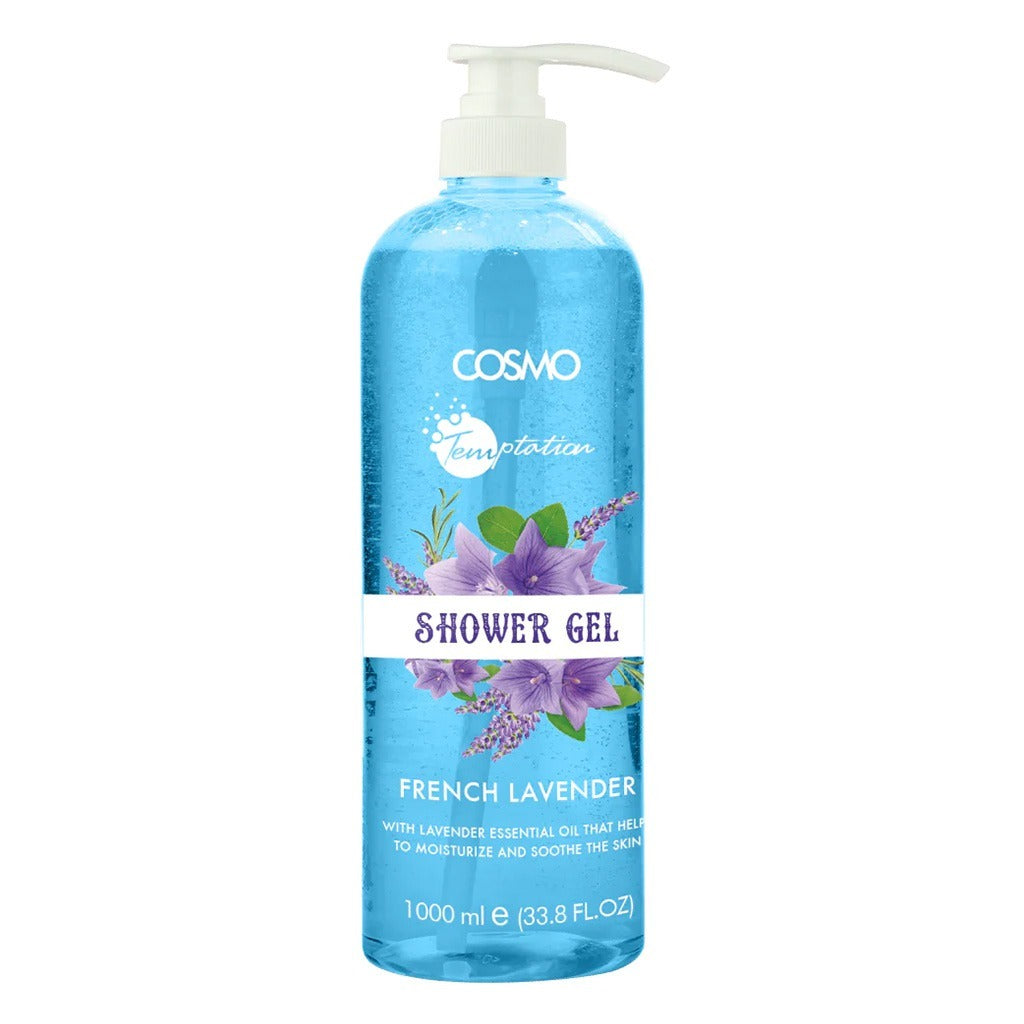 Cosmo Temptation Shower Gel French Lavender 1000 mL - Easy Pharmacy LLC