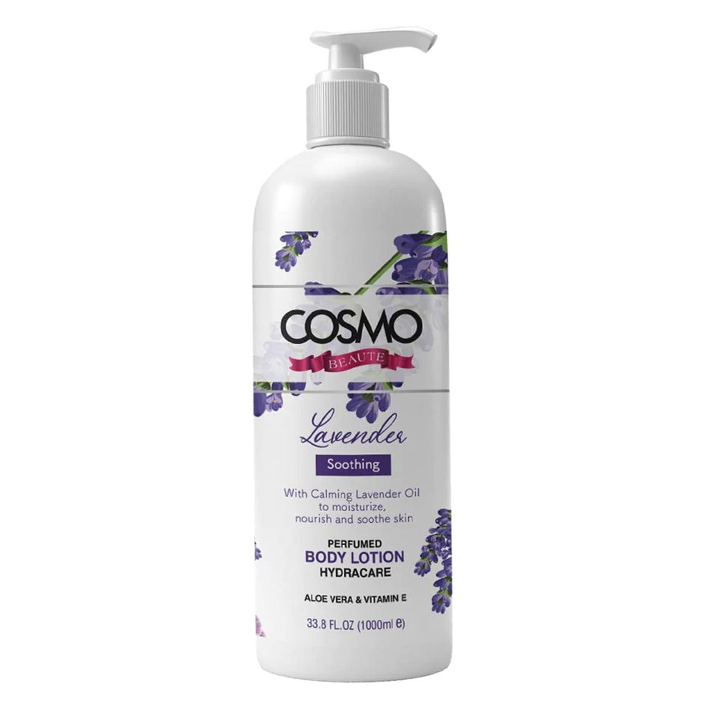 Cosmo Beaute Perfumed Soothing Body Lotion Lavender 1000 mL - Easy Pharmacy LLC