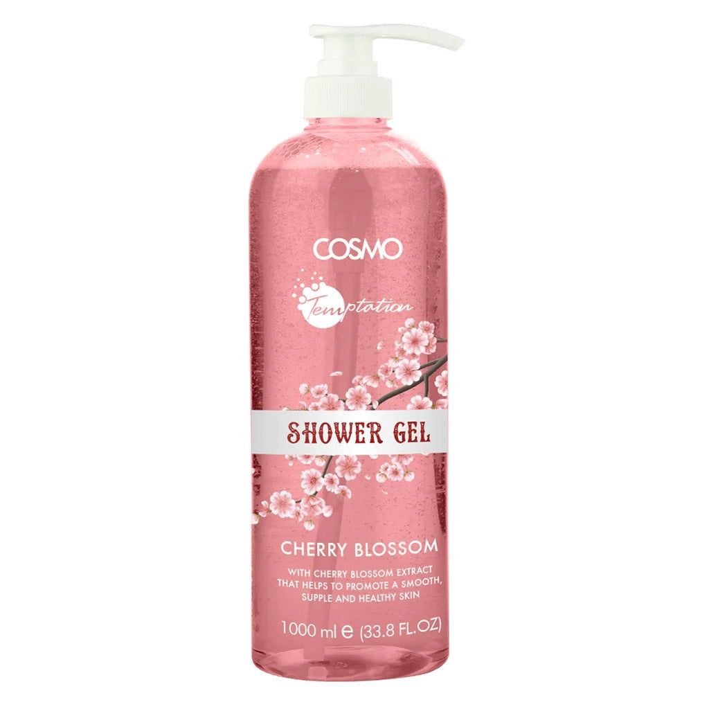 Cosmo Temptation Shower Gel Cherry Blossom 1000 mL - Easy Pharmacy LLC
