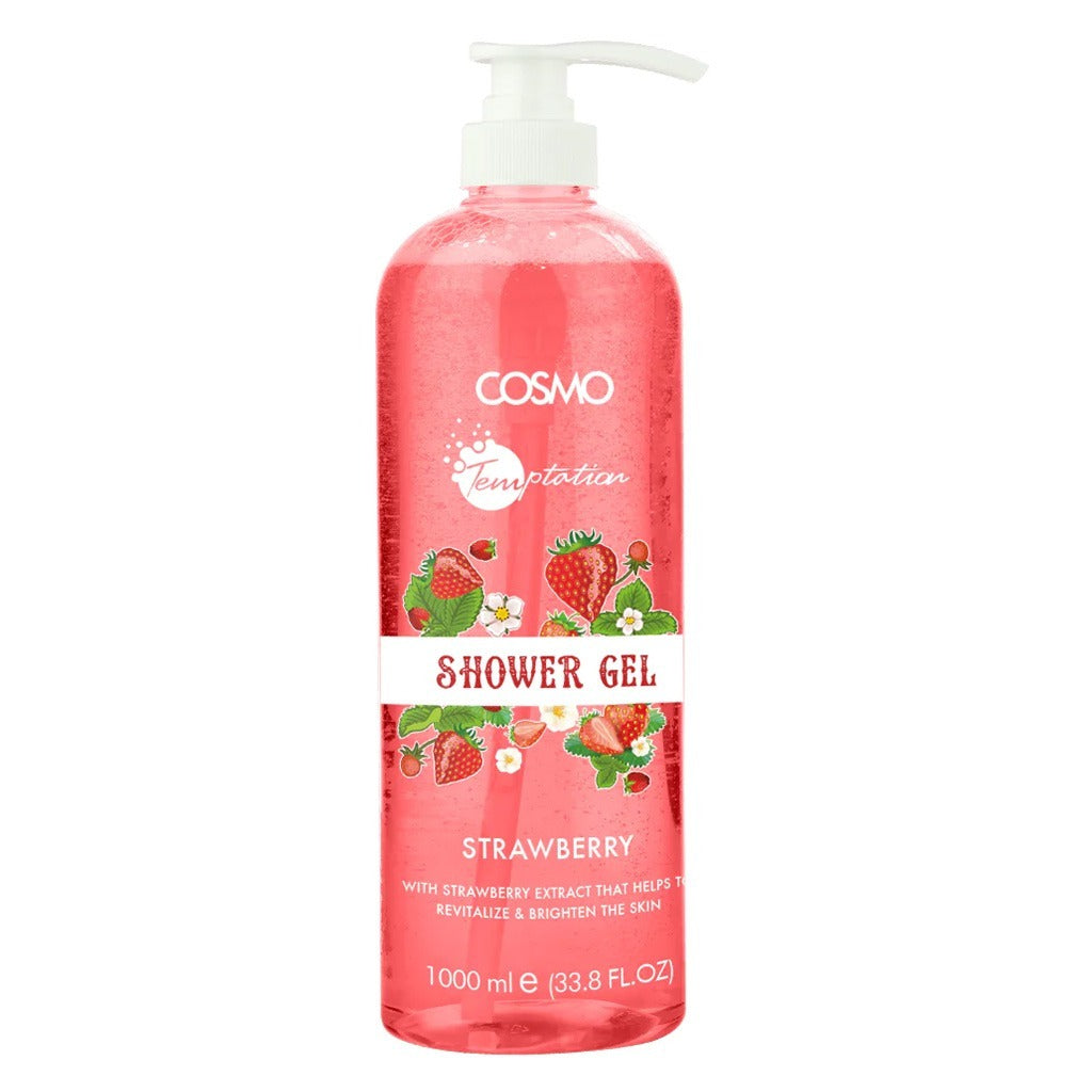 Cosmo Temptation Shower Gel Strawberry 1000 mL - Easy Pharmacy LLC