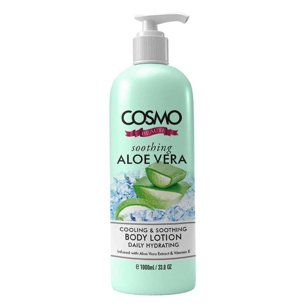 Cosmo Beaute Cooling & Soothing Body Lotion Aloe Vera 1000 mL - Easy Pharmacy LLC