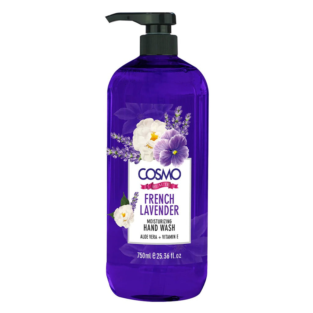 Cosmo Beaute Moisturizing Hand Wash French Lavender 750 mL - Easy Pharmacy LLC