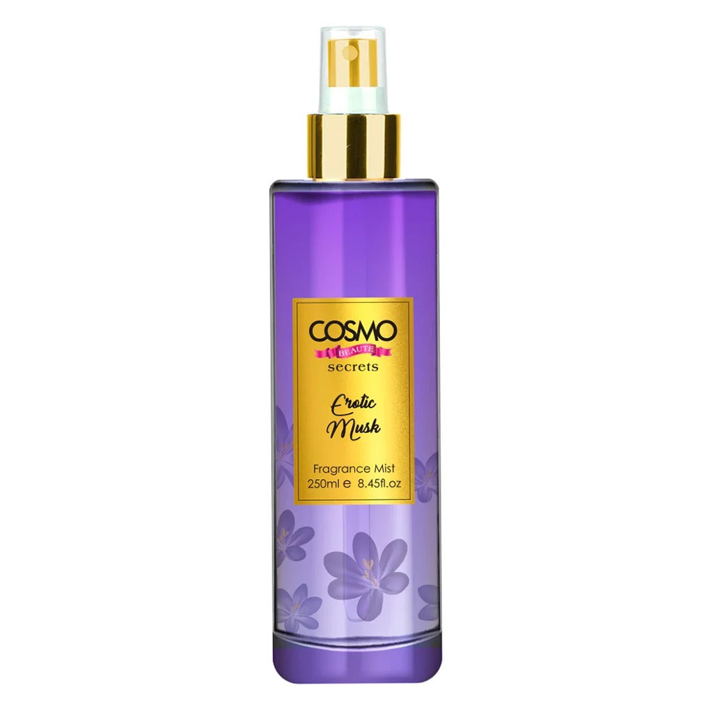 Cosmo Beaute Secrets Fragrance Mist Erotic Musk 250 mL - Easy Pharmacy LLC