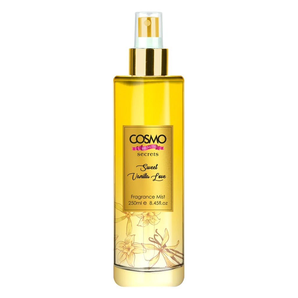 Cosmo Beaute Secrets Fragrance Mist Sweet Vanilla Love 250 mL - Easy Pharmacy LLC
