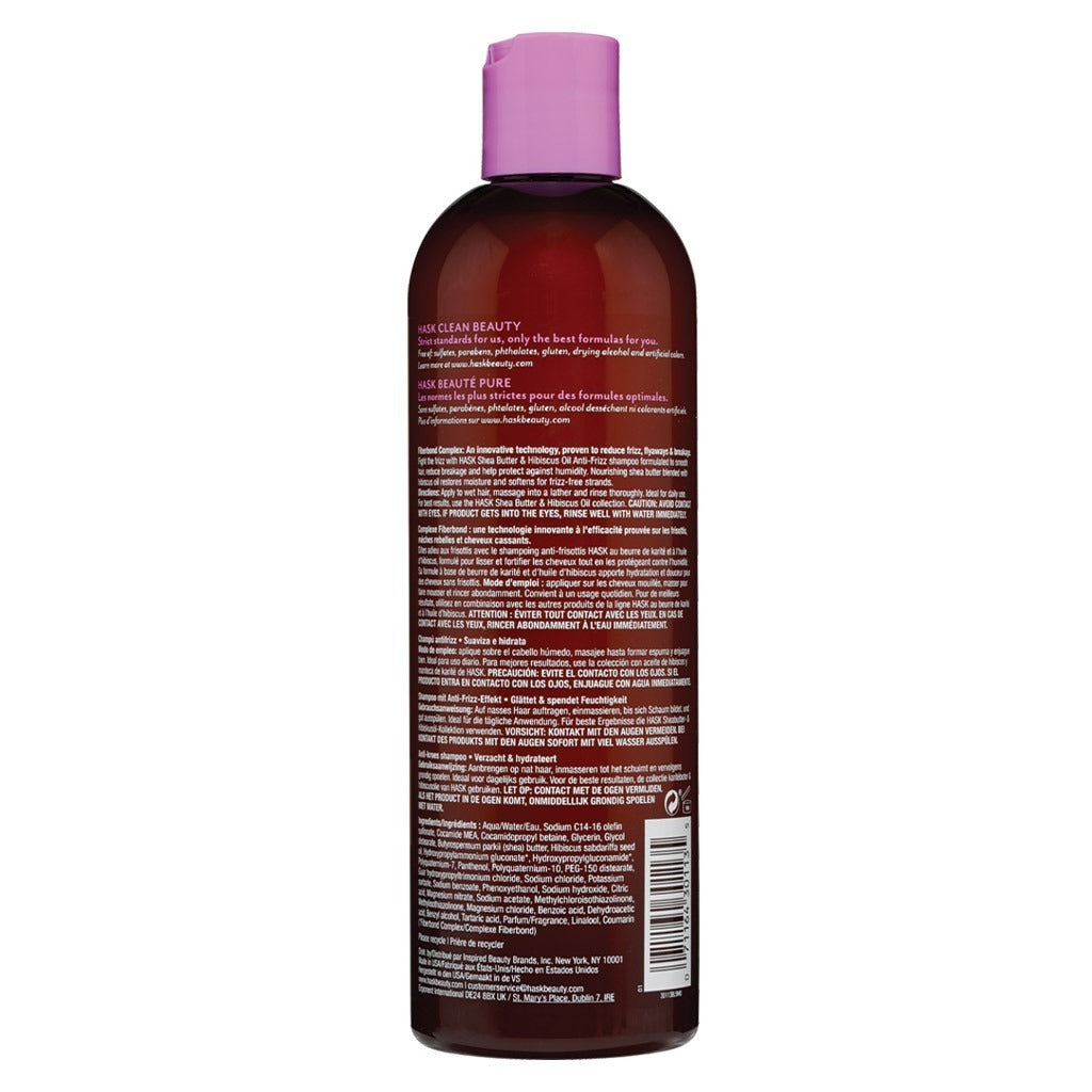 Hask Shea Butter & Hibiscus Oil Anti-Frizz Shampoo 355 mL - Easy Pharmacy LLC