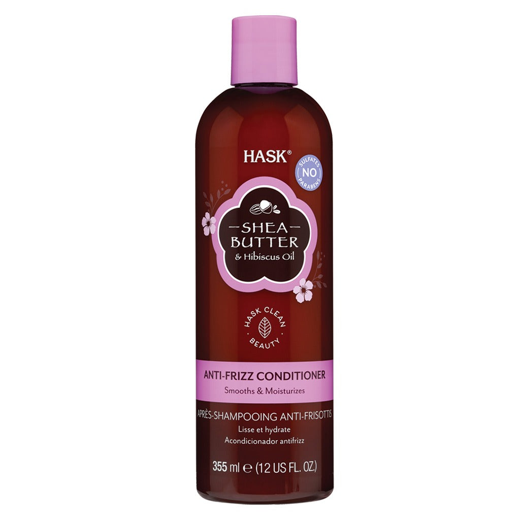 Hask Shea Butter & Hibiscus Oil Anti-Frizz Conditioner 355 mL - Easy Pharmacy LLC