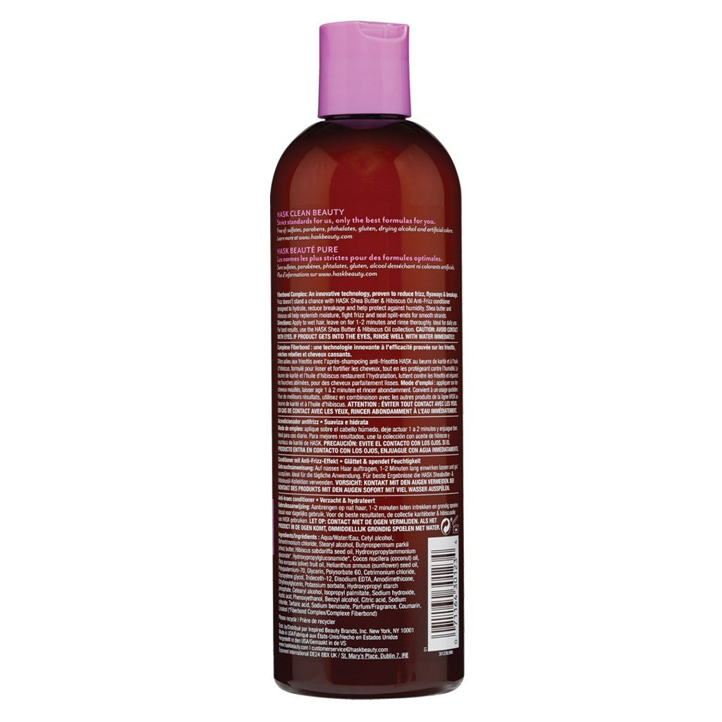 Hask Shea Butter & Hibiscus Oil Anti-Frizz Conditioner 355 mL - Easy Pharmacy LLC
