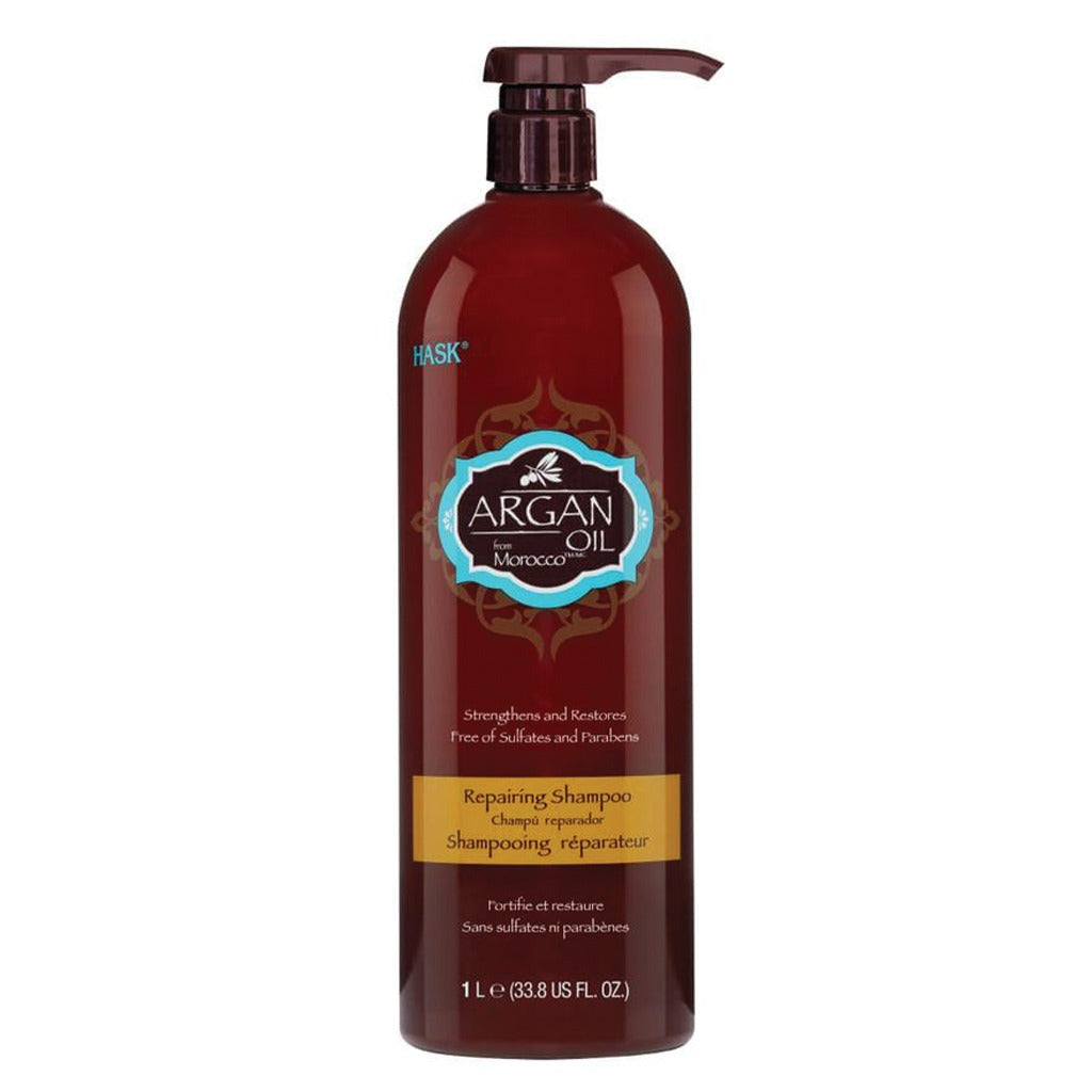 Hask Argan Oil From Morocco Repairing Shampoo 1000 mL - Easy Pharmacy LLC