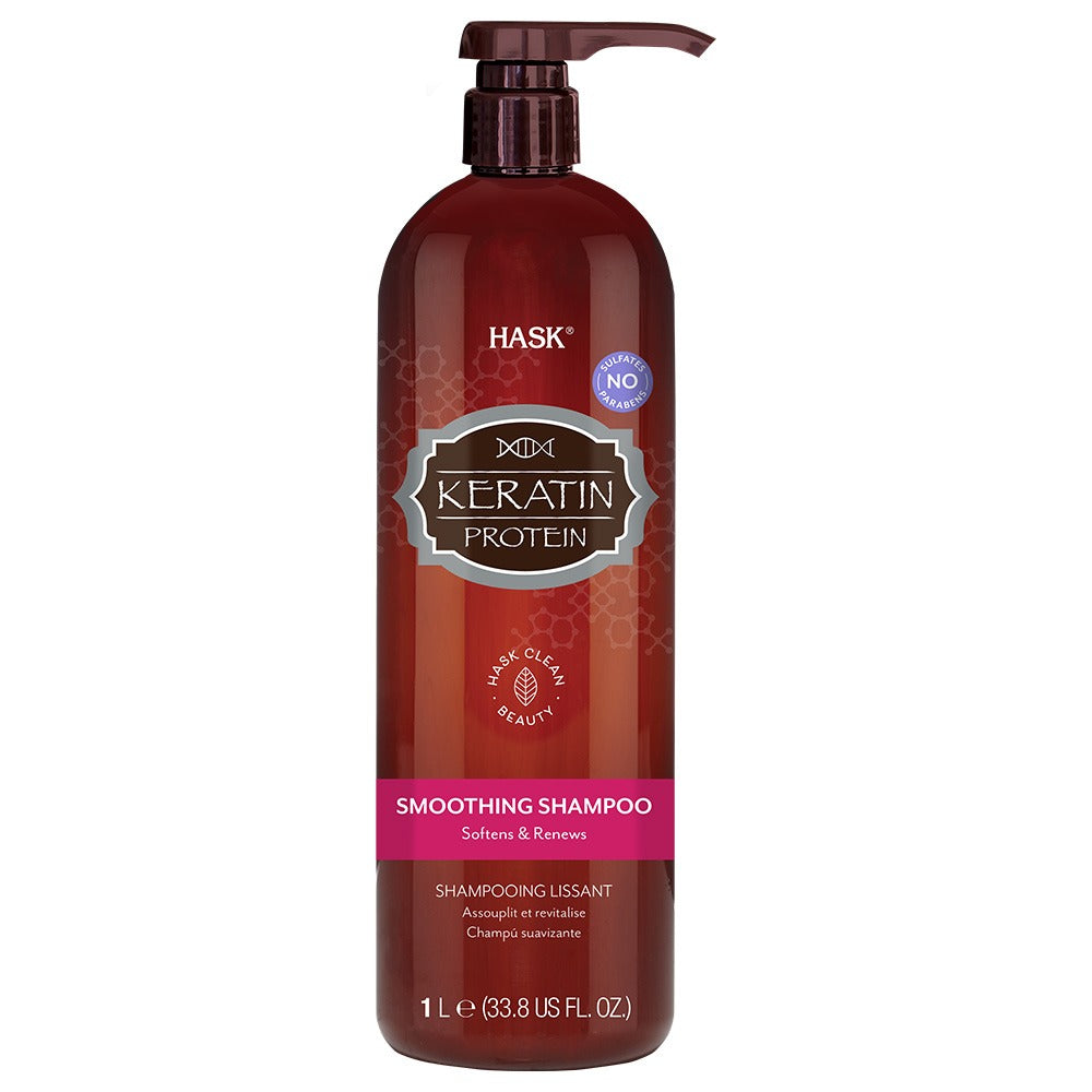 Hask Keratin Protein Smoothing Shampoo 1000 mL - Easy Pharmacy LLC