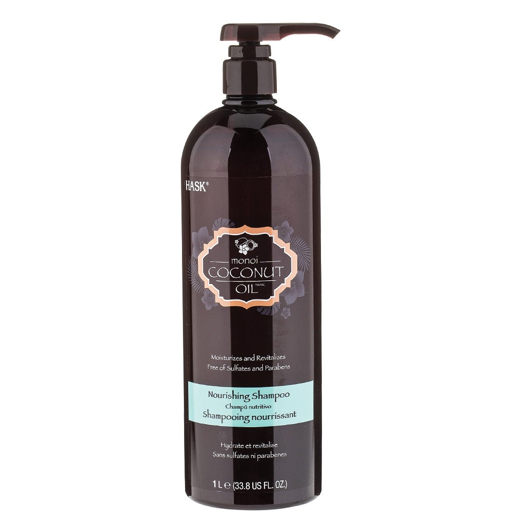 Hask Monoi Coconut Oil Nourishing Shampoo 1000 mL - Easy Pharmacy LLC