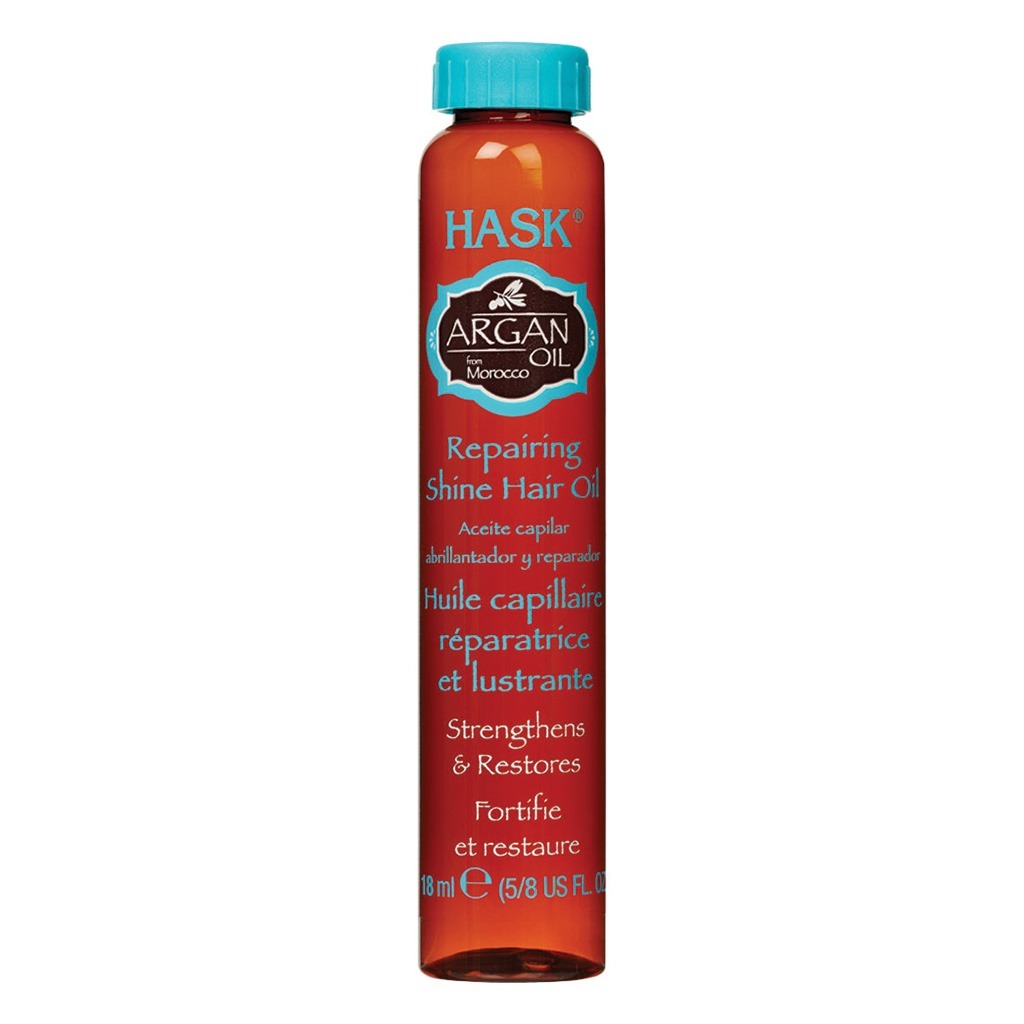 Hask Argan Oil Repairing Shine Hair Oil Treatment 18 mL - Easy Pharmacy LLC