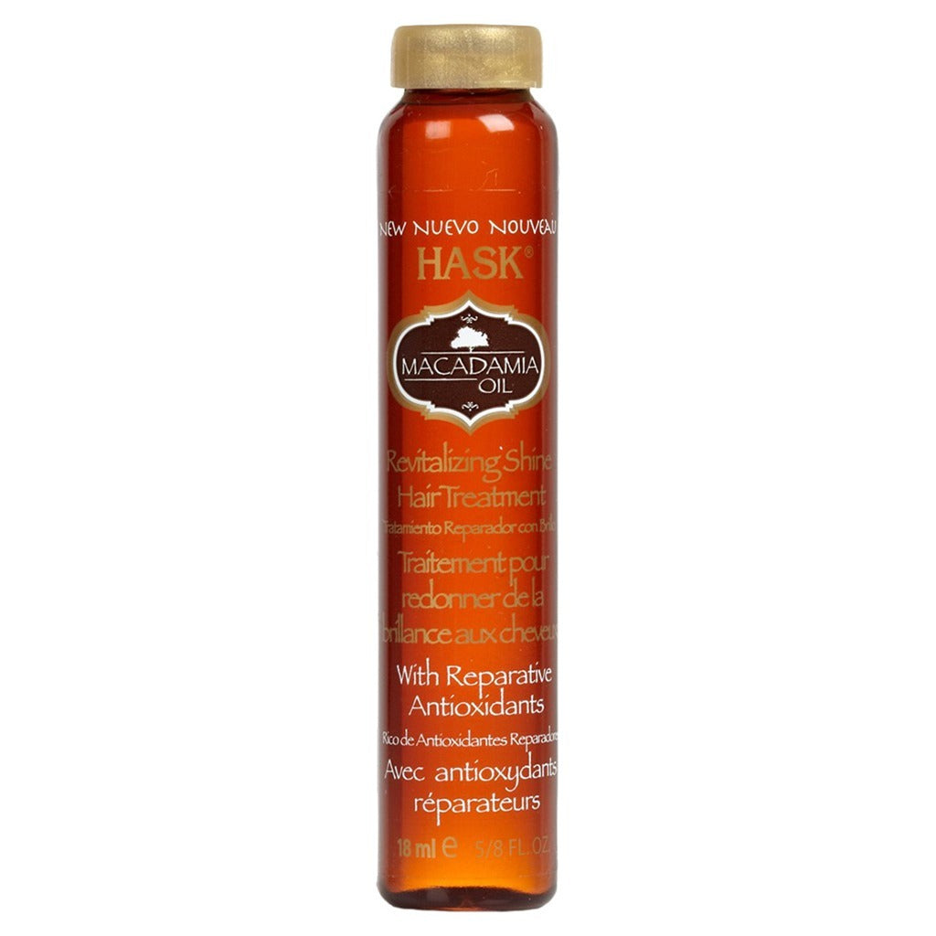 Hask Macadamia Oil Revitalizing Shine Hair Oil Treatment 18 mL - Easy Pharmacy LLC
