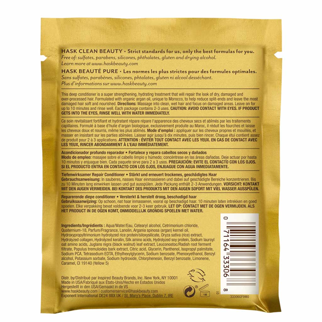 Hask Argan Oil Repairing Deep Conditioner For dry, damaged hair 50 g - Easy Pharmacy LLC
