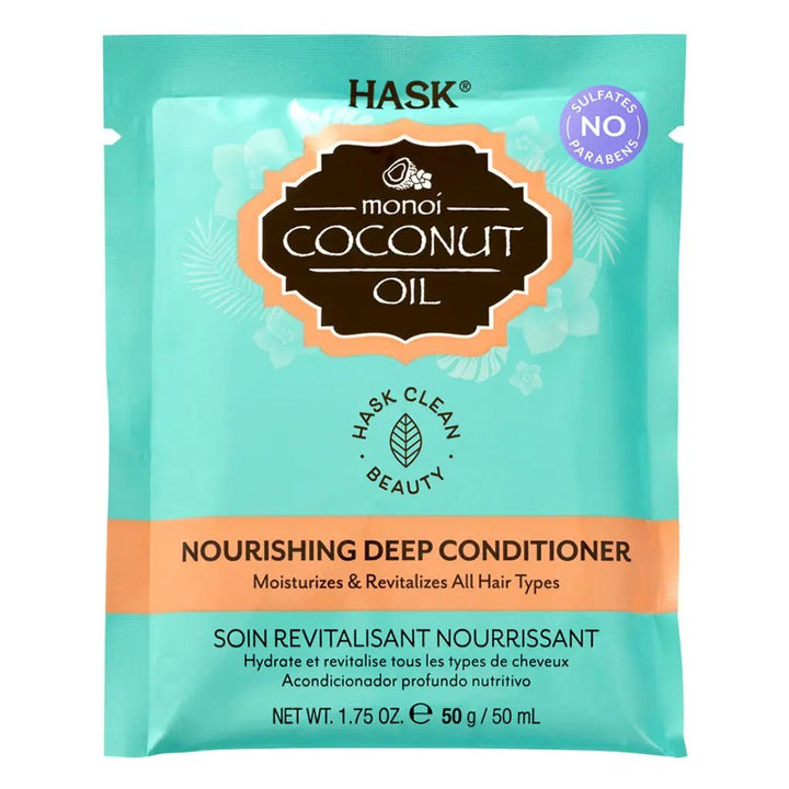 Hask Monoi Coconut Oil Nourishing Deep Conditioner For All Hair types 50 g