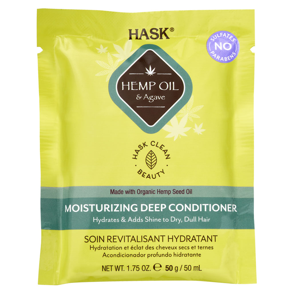 Hask Hemp Oil & Agave Moisturizing Deep Conditioner For dry, dull hair 50 g - Easy Pharmacy LLC