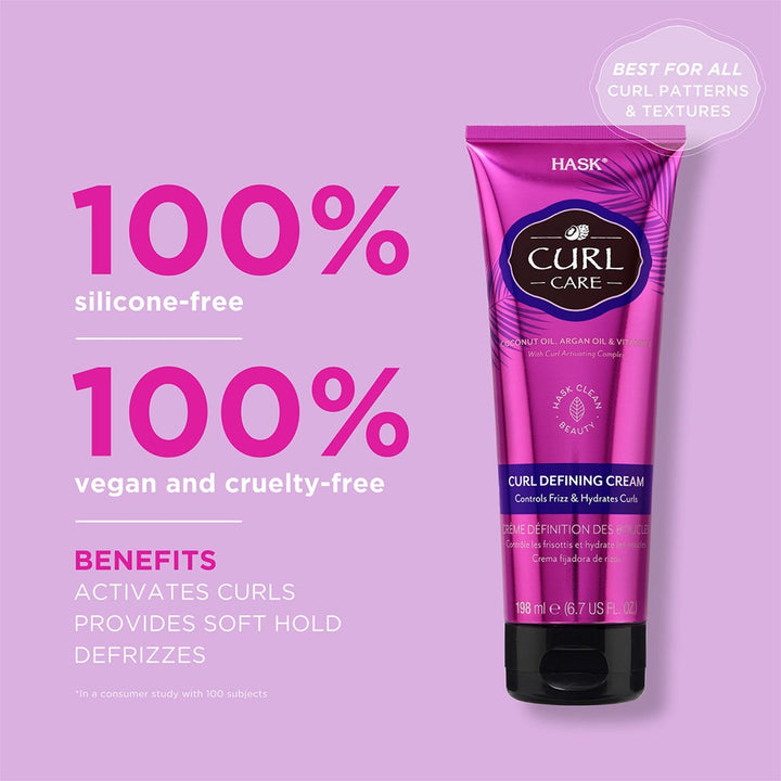 Hask Curl Care Curl Defining Cream For All Curl Patterns 198ml - Easy Pharmacy LLC