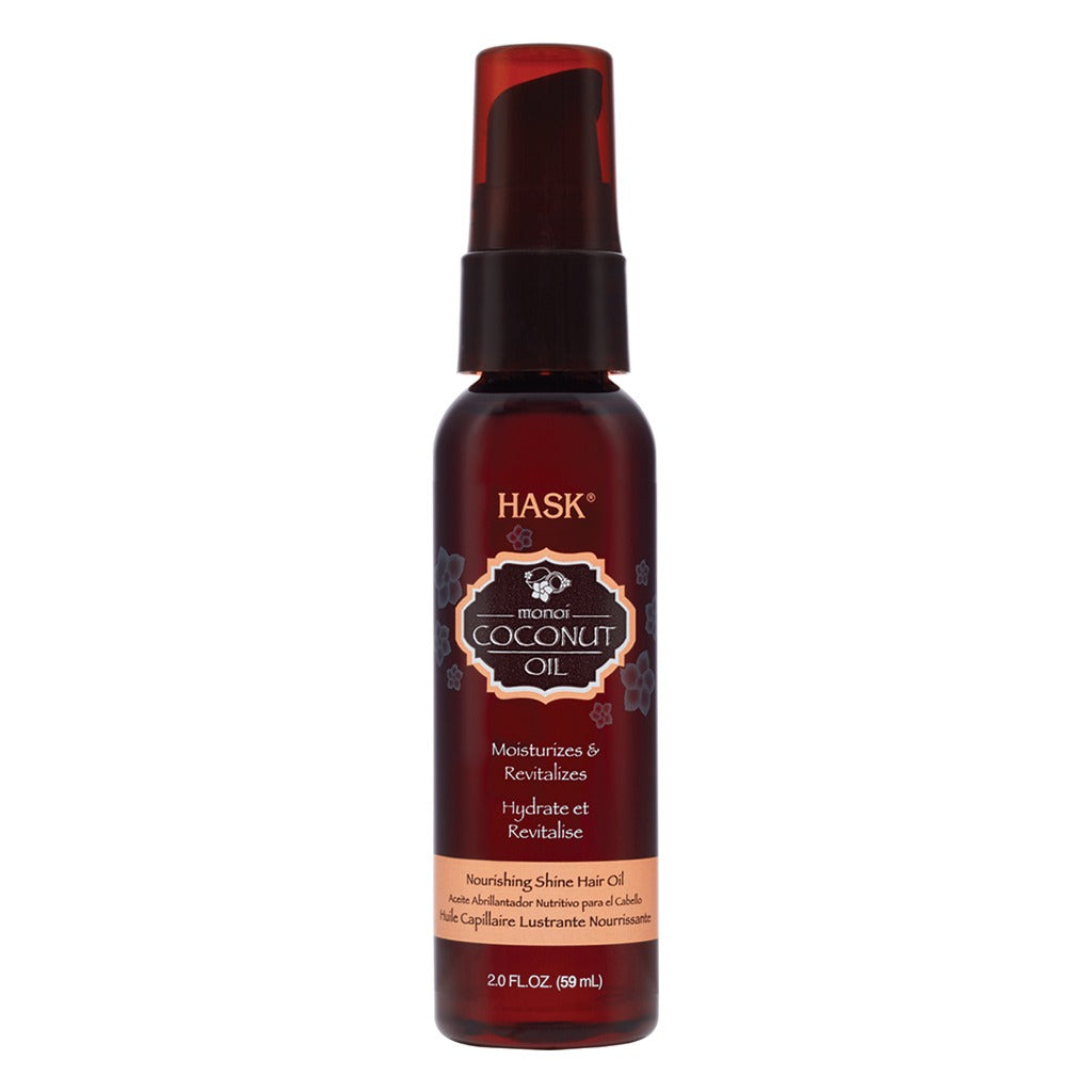 Hask Monoi Coconut Oil Nourishing Shine Hair Oil Treatment 59 mL - Easy Pharmacy LLC