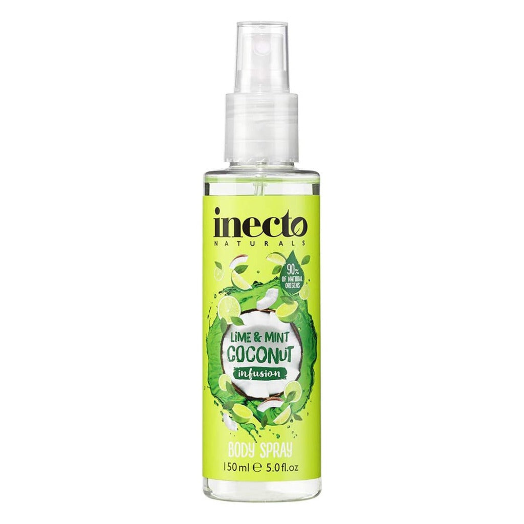 Inecto Naturals Lime & Mint Coconut Infusion Body Spray 150 mL - Easy Pharmacy LLC