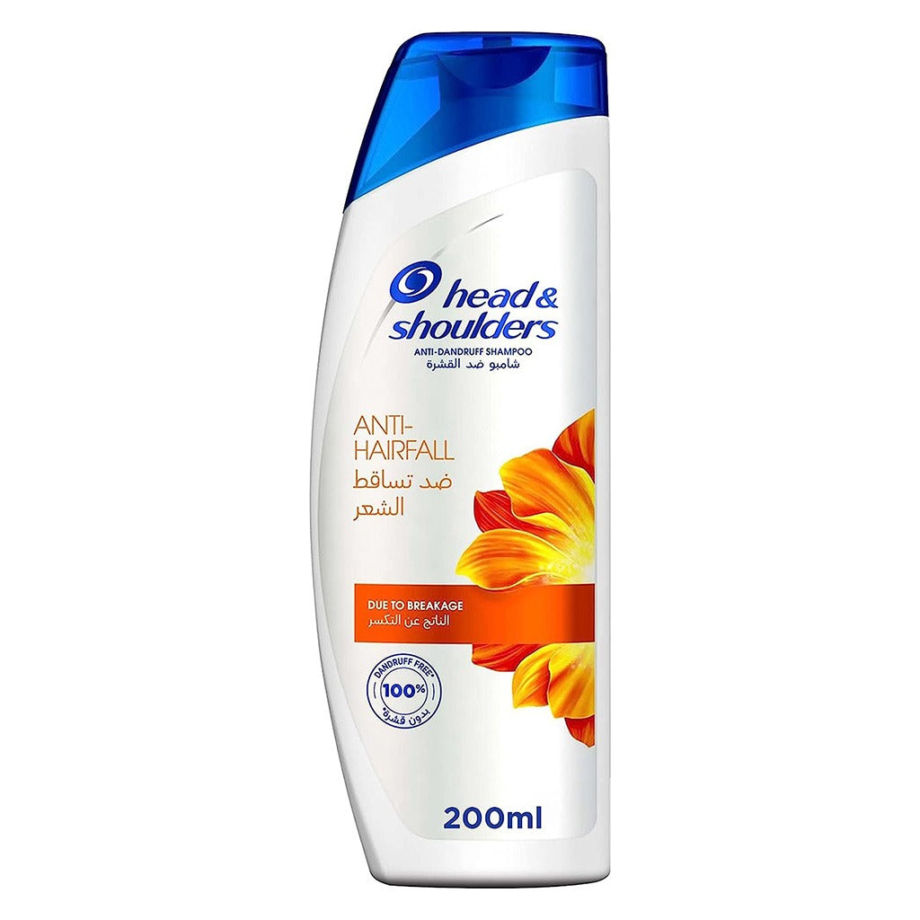 Head & Shoulders Anti-Hairfall Anti-Dandruff Shampoo 200ml - Easy Pharmacy LLC