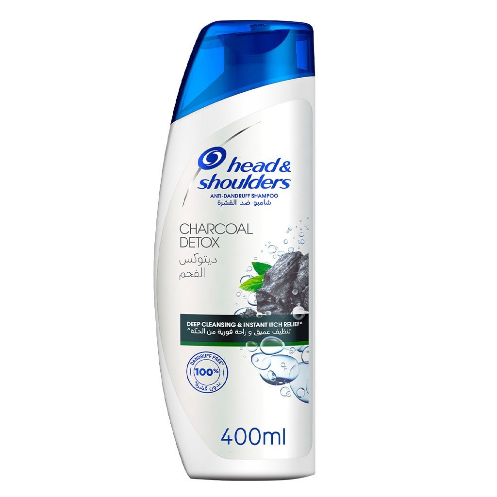Head & Shoulders Charcoal Detox Anti-Dandruff Shampoo 400 mL - Easy Pharmacy LLC