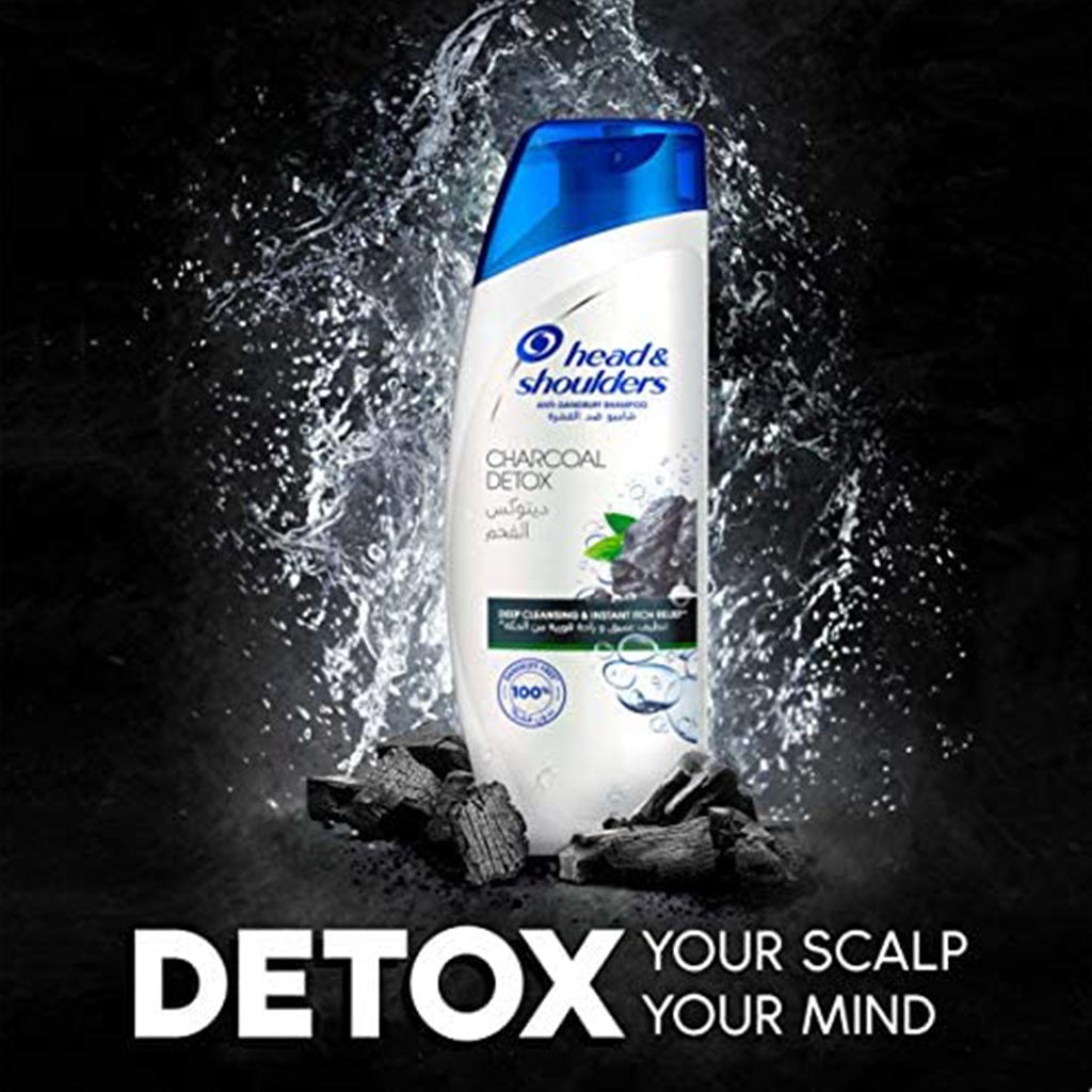 Head & Shoulders Charcoal Detox Anti-Dandruff Shampoo 400 mL - Easy Pharmacy LLC