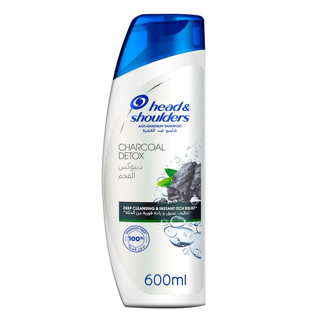 Head & Shoulders Charcoal Detox Anti-Dandruff Shampoo 600 mL - Easy Pharmacy LLC