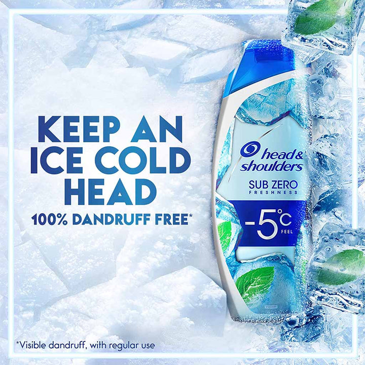 Head & Shoulders Sub Zero Menthol Anti-Dandruff Shampoo For Cooling Freshness 400ml - Easy Pharmacy LLC