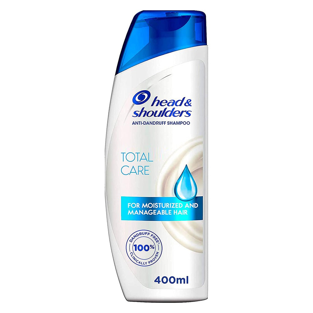 Head & Shoulders Total Care Anti-Dandruff Shampoo For Moisturized And Manageable Hair 400ml - Easy Pharmacy LLC