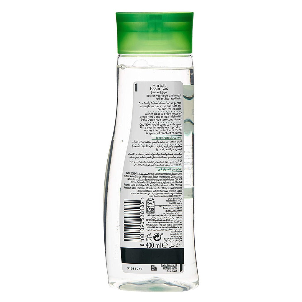 Herbal Essence Daily Detox Moisture Shampoo 400 mL - Easy Pharmacy LLC