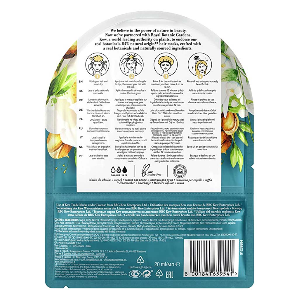 Herbal Essence Argan Oil Of Morocco Hair Mask And Cap 20 mL 1's - Easy Pharmacy LLC