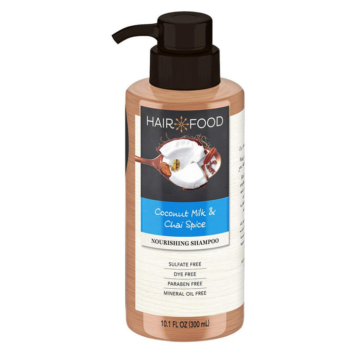 Hair Food Sulfate & Paraben Free Nourishing Shampoo With Coconut Milk And Chai Spice 300ml - Easy Pharmacy LLC