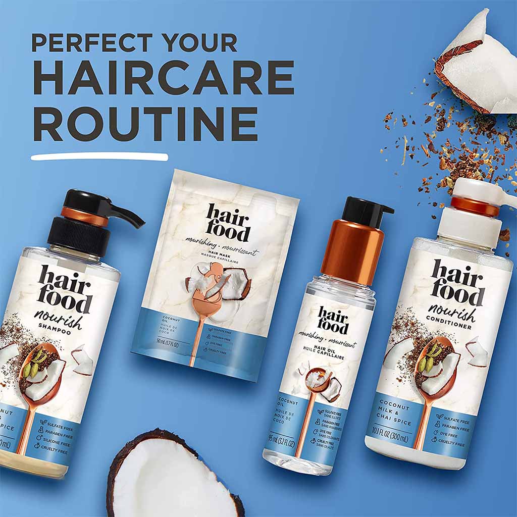 Hair Food Sulfate & Paraben Free Nourishing Conditioner With Coconut Milk And Chai Spice 300ml - Easy Pharmacy LLC