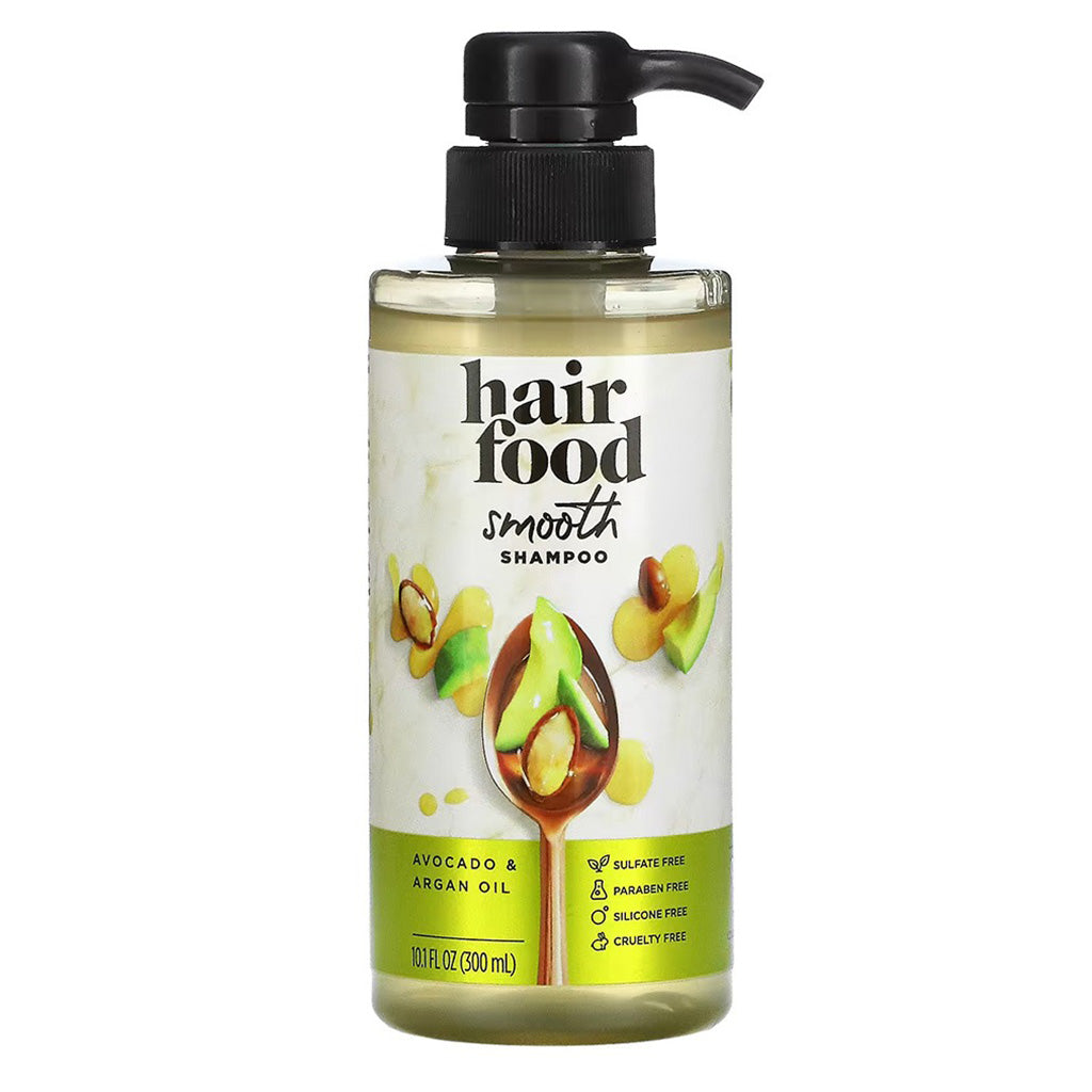 Hair Food Sulfate Free Smoothing Shampoo With Avocado & Argan Oil 300ml - Easy Pharmacy LLC
