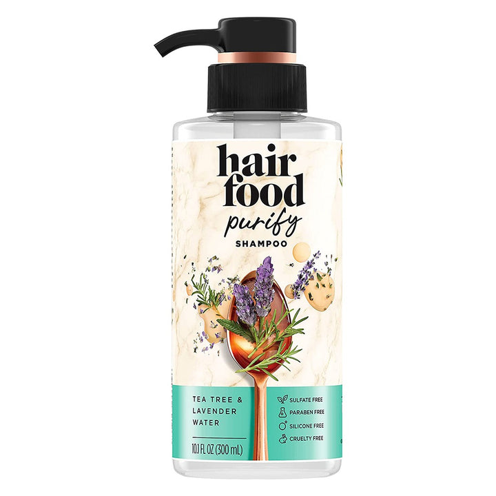 Hair Food Sulfate & Dye Free Purifying Treatment Shampoo With Tea Tree And Lavender Water 300ml - Easy Pharmacy LLC
