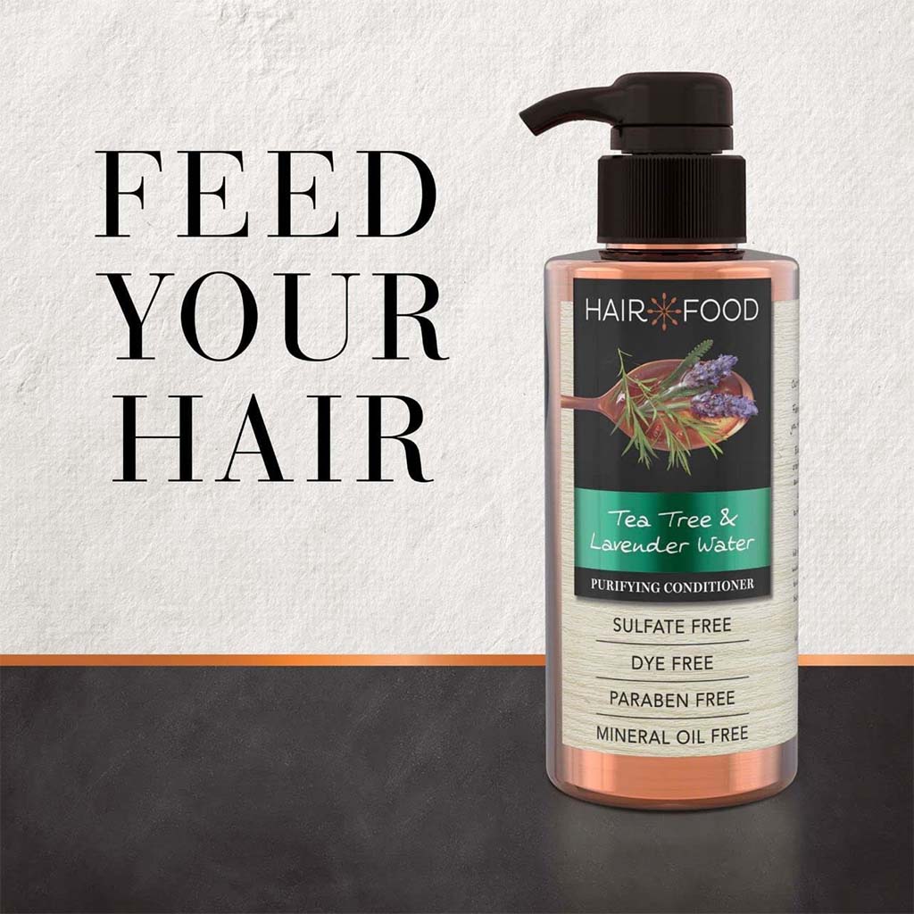 Hair Food Sulfate & Dye Free Purifying Treatment Conditioner With Tea Tree And Lavender Water 300ml - Easy Pharmacy LLC